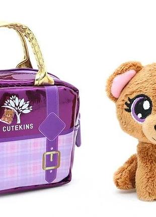 Cutekins домашні улюбленці у сумочках ведмедик (10см)