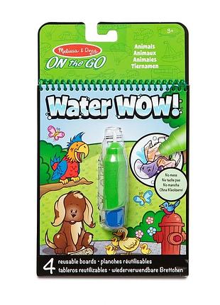 Melissa & doug. water wow: водна розмальовка з ручкою «тварини»