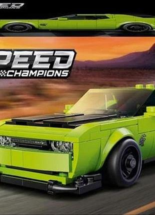 Конструктор спортивний автомобіль dodge challenger srt hellcat