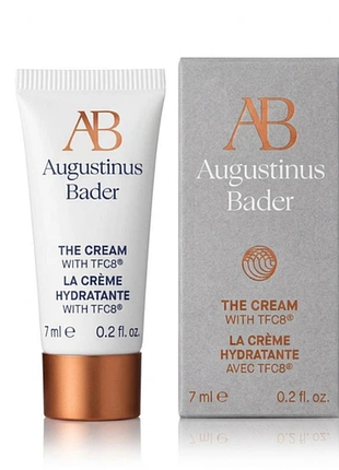 Культовий зволожувальний крем для обличчя augustinus bader the cream with tfc8, travel size 7 ml
