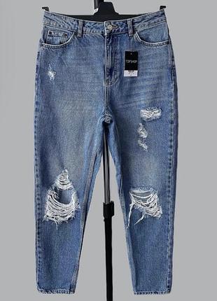 Джинси мом висока посадка topshop