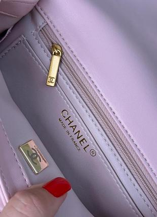 Сумка mini rectangular flap bag with top handle pink s02125 6