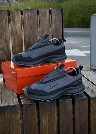 Кросівки nike acg mountain fly (чорно-сірі) 600-3