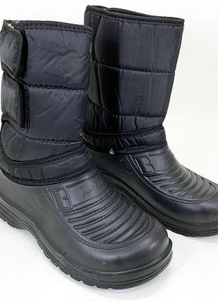 Теплі водонепроникні чоботи 44р 27, 5см, бурки повстяні, бурки низькі, зимові кросівки топ yq-19