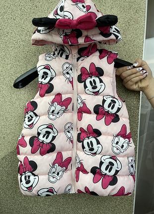 Жилетка безрукавка minnie mouse p.116 disney