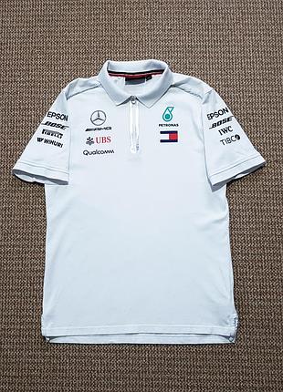 Mercedes amg petronas f1 поло футболка оригинал (m)
