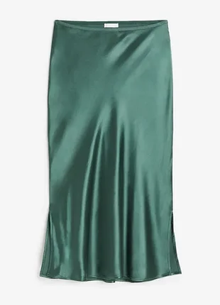 H&amp;m новая сатиновая юбка р.s