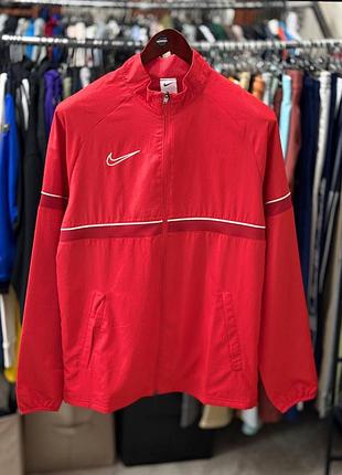 Nike кофта-зепка мужская красная с подкладкой dri-fit размер m cw6118-657