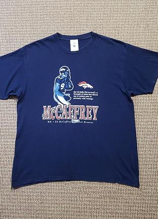 Nfl ed mccaffrey denver broncos футболка винтажная оригинал (xl)