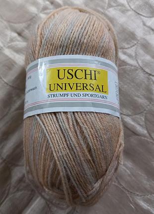 Пряжа шкарпеткова шерсть uschi universal