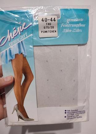 Оригинальные винтажные колготки chérie (германия) в отличном коллекционном состоянии.