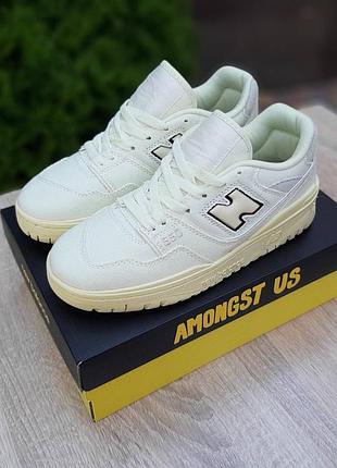 Мужские качественные и стильные кроссовки new balance 550 coversations лимонные