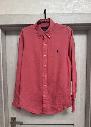 Сорочка ralph lauren льон