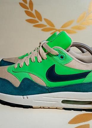 Nike air max 1 essential atomic green кроссовки размер 44