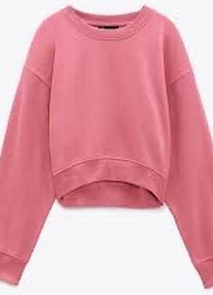 Вкорочений світшот zara