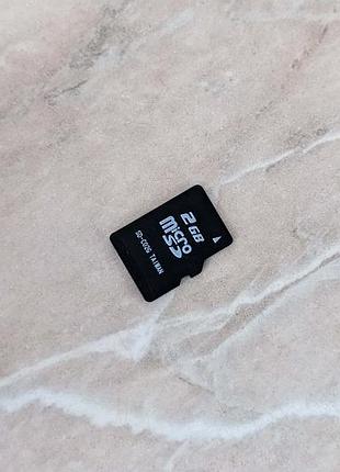 Флешка microsd 2gb карточка для старого телефона или другого гаджета.