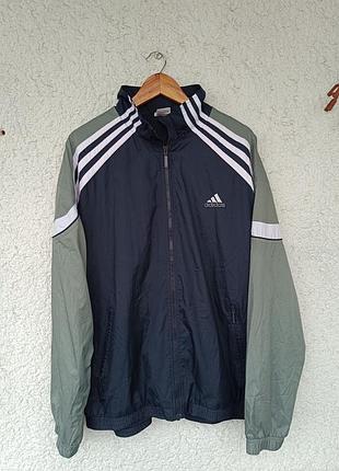 Ветровка adidas vintage xl олимпийка мастерка спортивная сетчатая мужская адидас