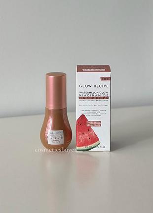 Glow recipe watermelon glow niacinamide hue drops — sun glow рідкий бронзер бронзуюча сироватка бронзуючі краплі для засмаги макіяжу обличчя