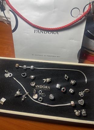 Шарм pandora серця сердечка