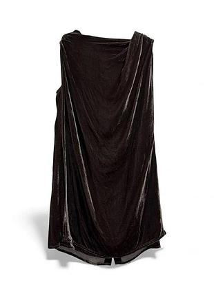 Оксамитова сукня rick owens з віскози та шовку, s/m