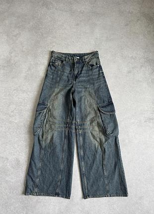Широкі джинси h&m balenciaga type розмір хс
