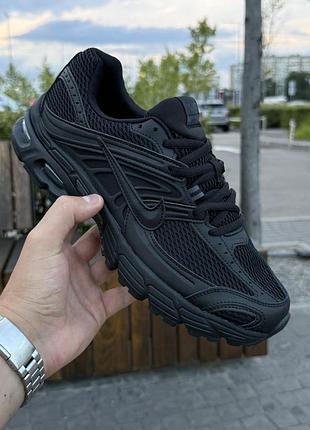 Кросівки nike air max moto 2k чорні (сіточка, літні) 5610-6