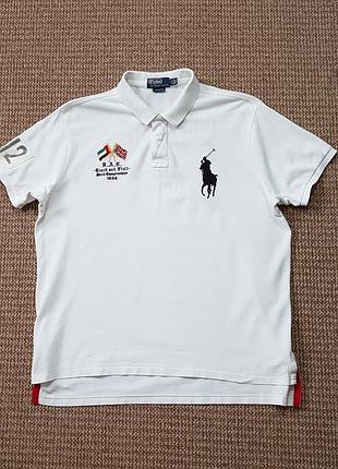 Ralph lauren polo uae 012 big logo поло футболка оригінал (xxl)