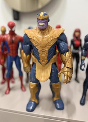 Танос marvel hasbro titan hero series 30 см з power fx портом, оригінал