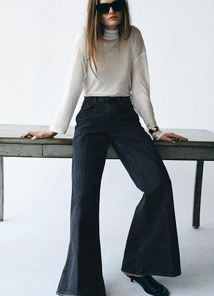 Джинсы flared zara 34, 36, 40 размеры, xs, s, l