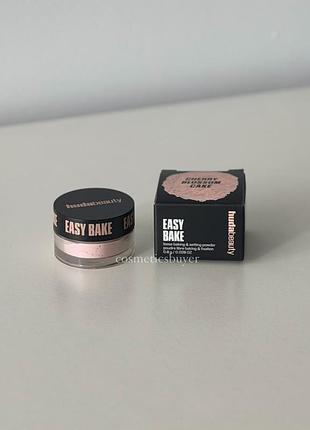 Huda beauty easy bake loose powder cherry blossom cake фінішна розсипчаста фіксуюча пудра для бейкінгу обличчя