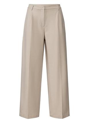 Брюки кюлоты палаццо для женщины esmara lycra® 447161 44(l) бежевый