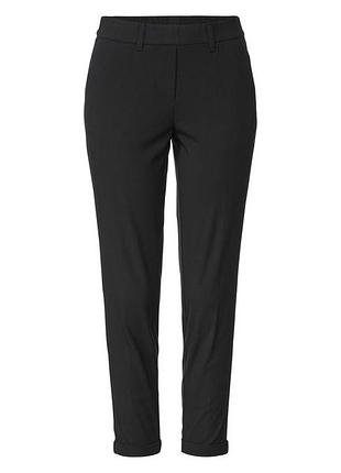 Брюки slim fit длиной до щиколотки для женщины esmara lenzing ecovero 417615 34(xs) черный