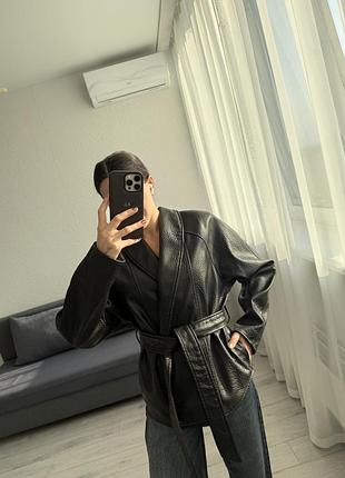 Куртка zara шкіряна
