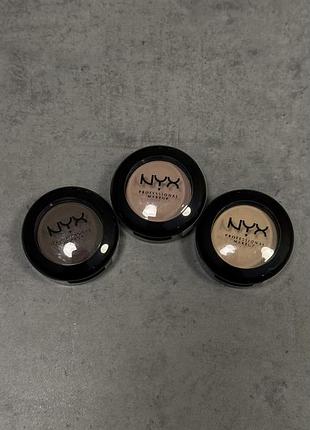 Тіні nyx nude matte shadow або nyx single eyeshadow
