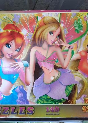 Пазли 140 деталей winx вінкс