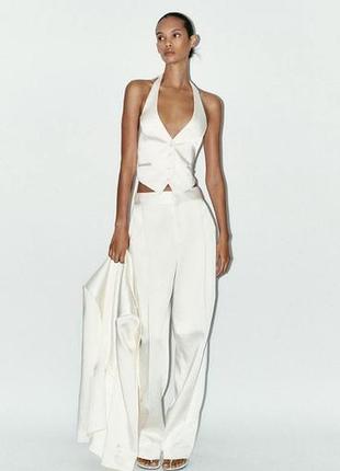 Біла жилетка зара zara