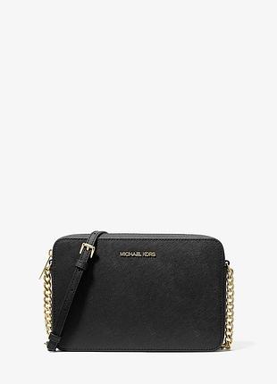 Сумка jet set з саф'янської шкіри від michael kors