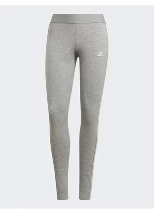 Лосины женские adidas loungewear essentials 3-stripes leggings grey gv6017