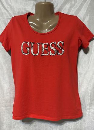 Жіноча футболка з бавовни guess