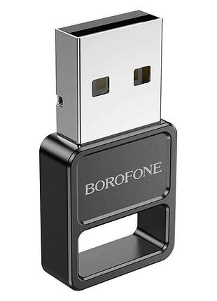 Адаптер bluetooth borofone dh8 usb bt adapter black
