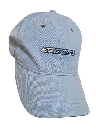 Вінтажна кепка бейсболка reebok headwear vintage retro блакитна y2k