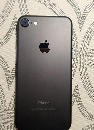 Iphone 7 32gb jet black | 92% акб + кабель 4