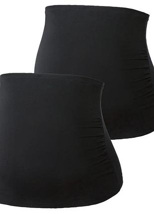 Пояс для беременных набор 2шт. хлопковые для женщины esmara lycra® 369470 xs черный