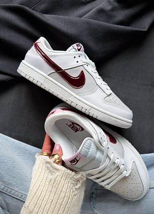 Dunk low sail burgundy crush