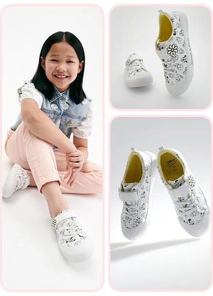 Кросівки для дівчинки reserved disney снікерси 36 білі снікери minnie mouse daisy