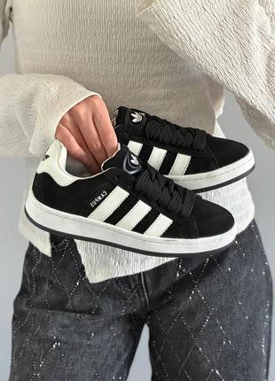 Женские кроссовки adidas campus 00s black черные