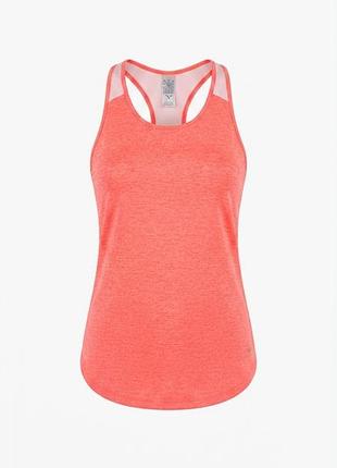 Спортивная майка борцовка decathlon коралловая 12-13 лет (149-159 см)