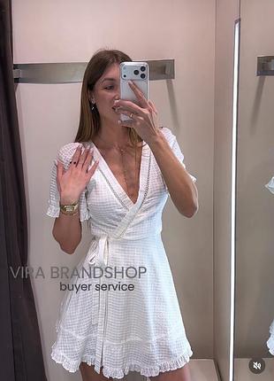 Сукня плаття сарафане біла zara зара
