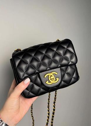 Преміальна сумка chanel mini classic handbag/мініатюрна класична сумка chanel