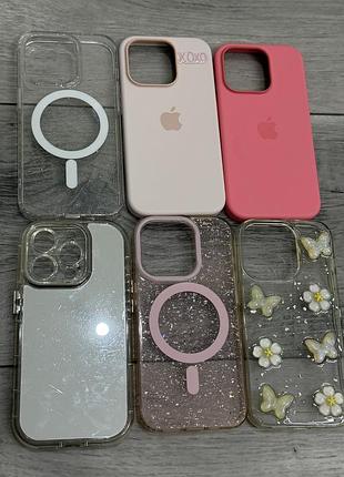 Чехол на iphone 15 pro silicon case magsafe